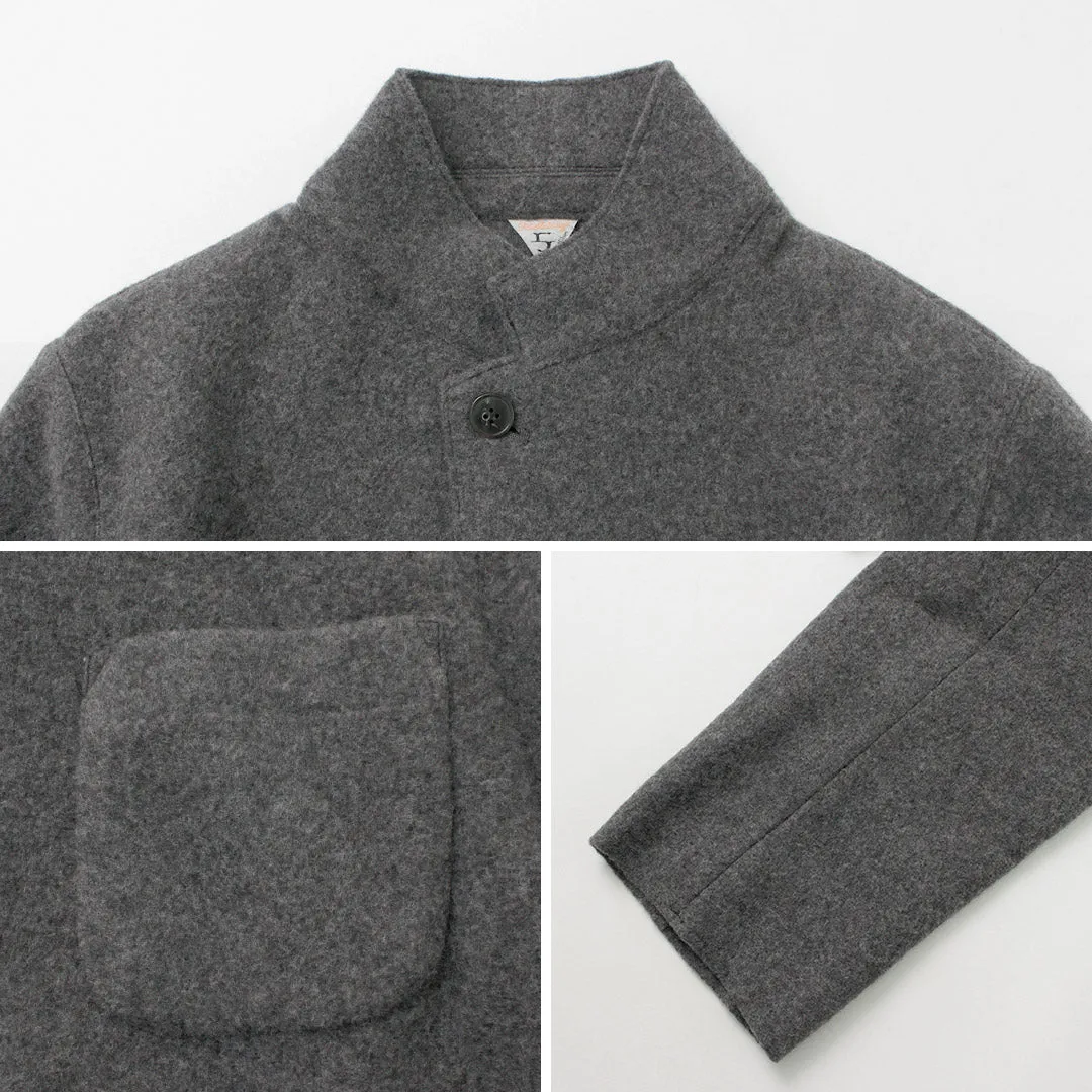 FILMELANGE / Hiet Melton Knit Jacket