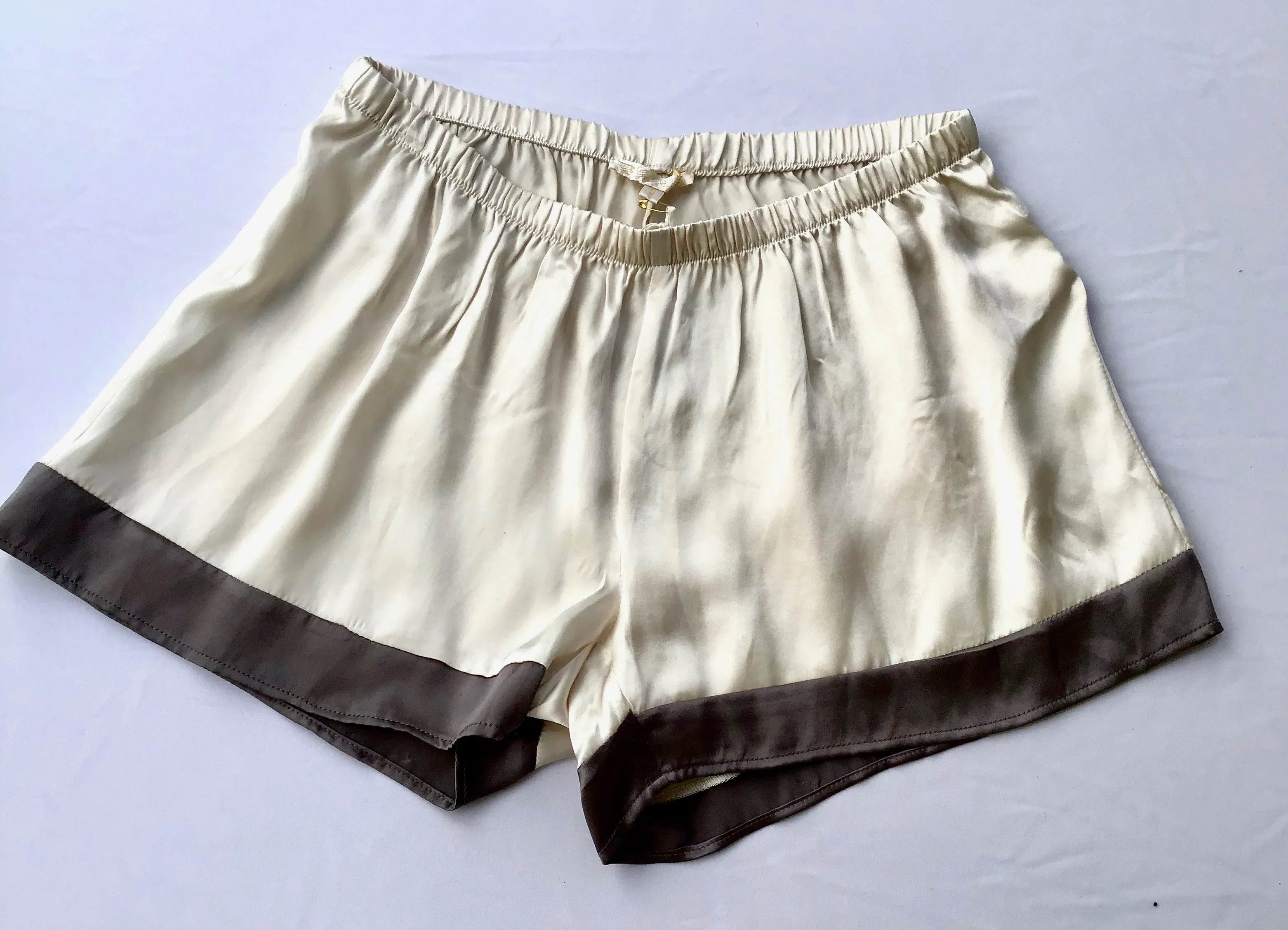 Golden Hawk Silk Lounge Shorts