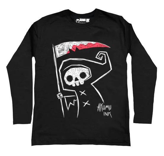 Grim Reaper Men Long Sleeve Tshirt