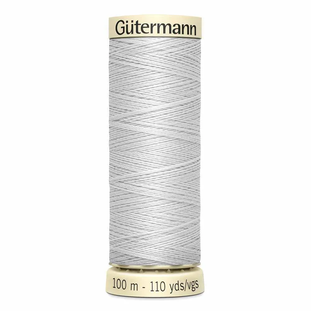 Gutermann Polyester Thread 100m #100 Dove Grey