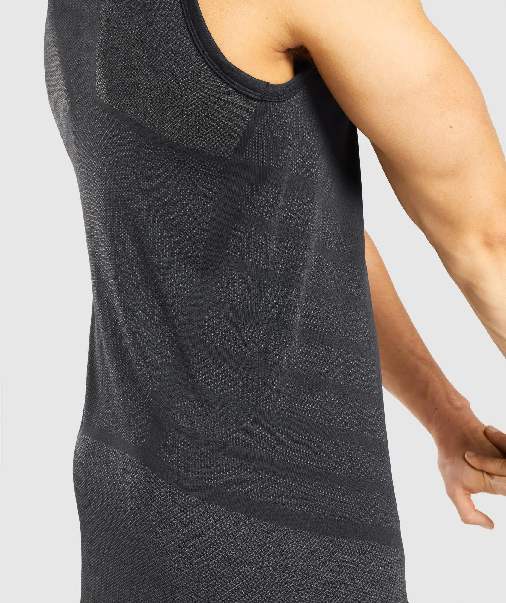 Gymshark 315 Tank - Black/Charcoal