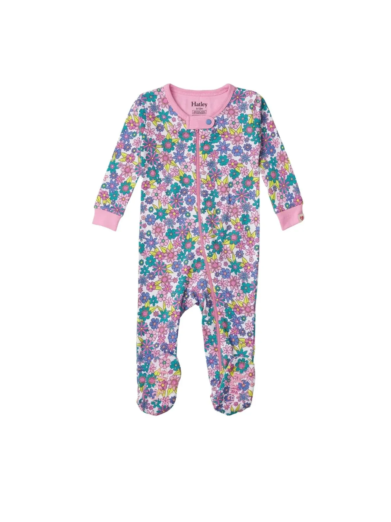 Hatley- Retro Floral Footie