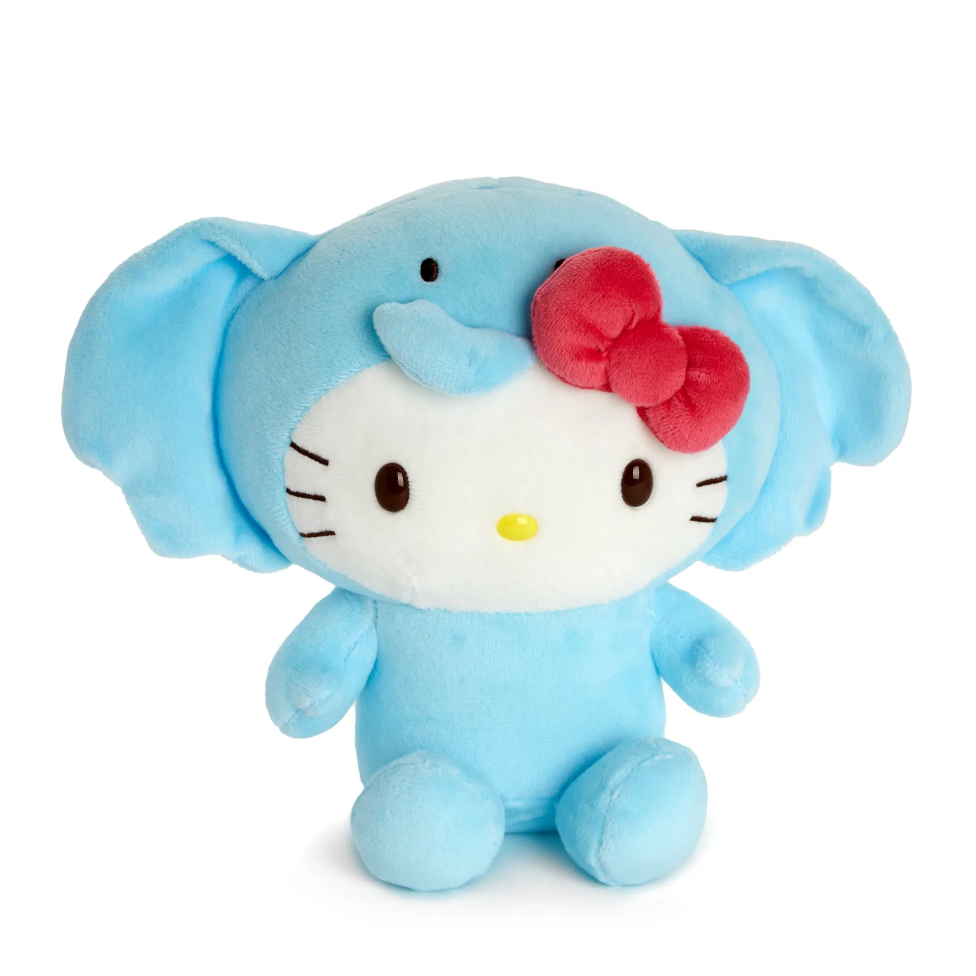 Hello Kitty Elephant 7" Plush (Tropical Animal Series)