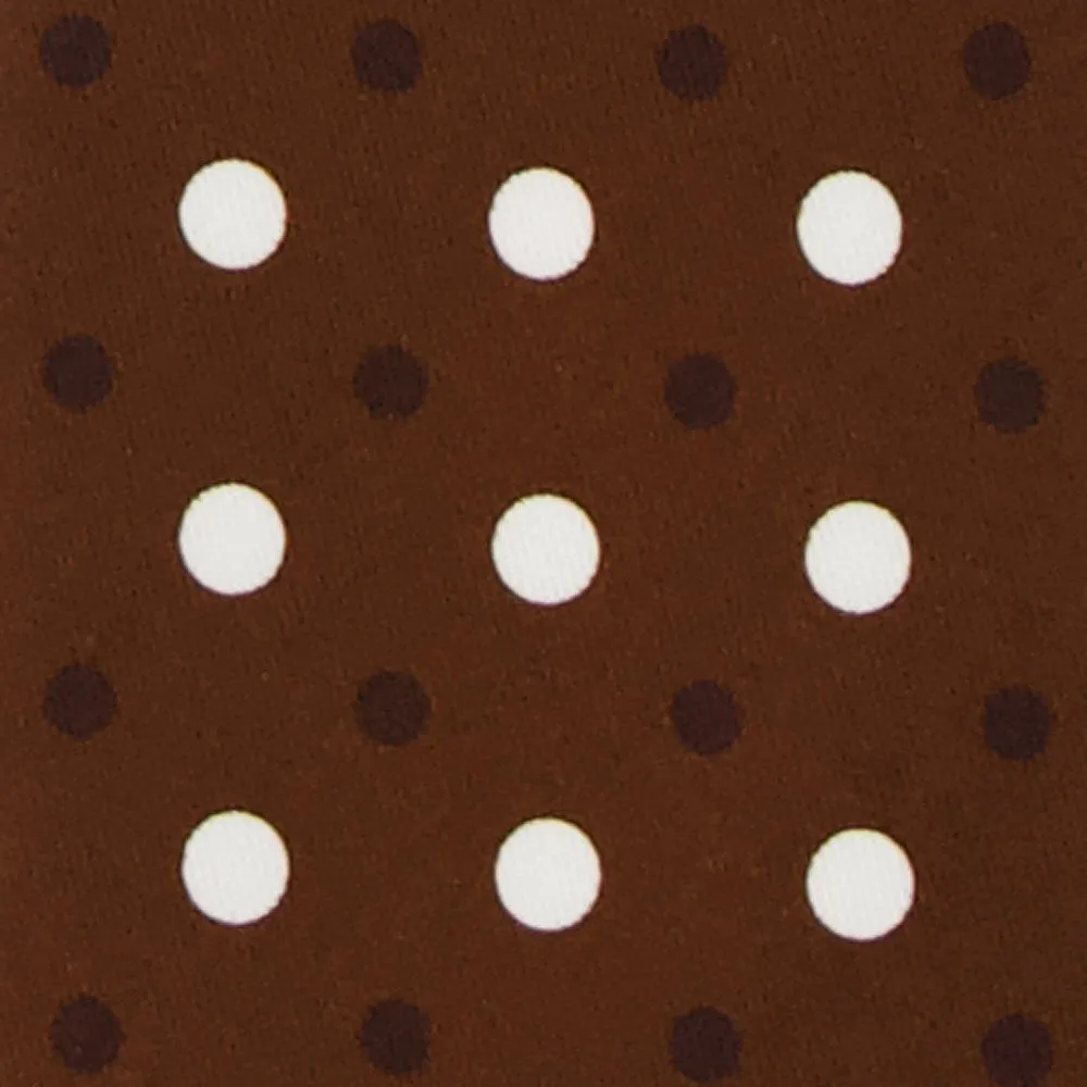 Hidden Dots Chocolate Brown Tie