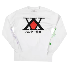 Hunter Association White Long Sleeve Tee