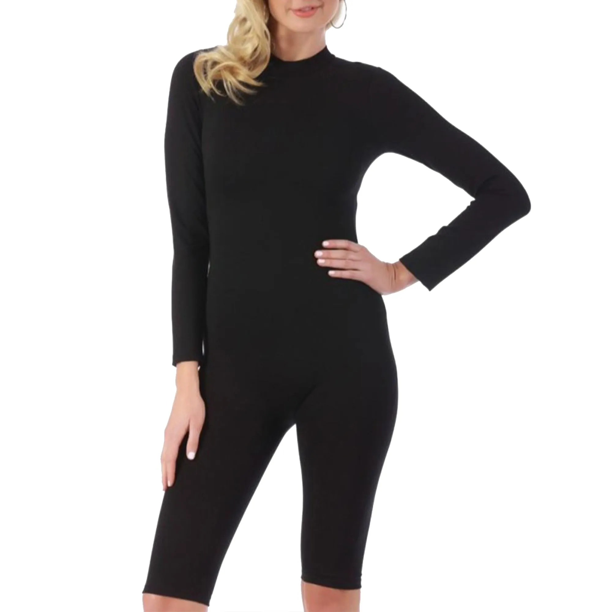 InstantFigure Mock Neck Jumper Short 16923P