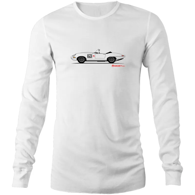 Jaguar E-Type Series One Roadster - Mens Long Sleeve T-Shirt