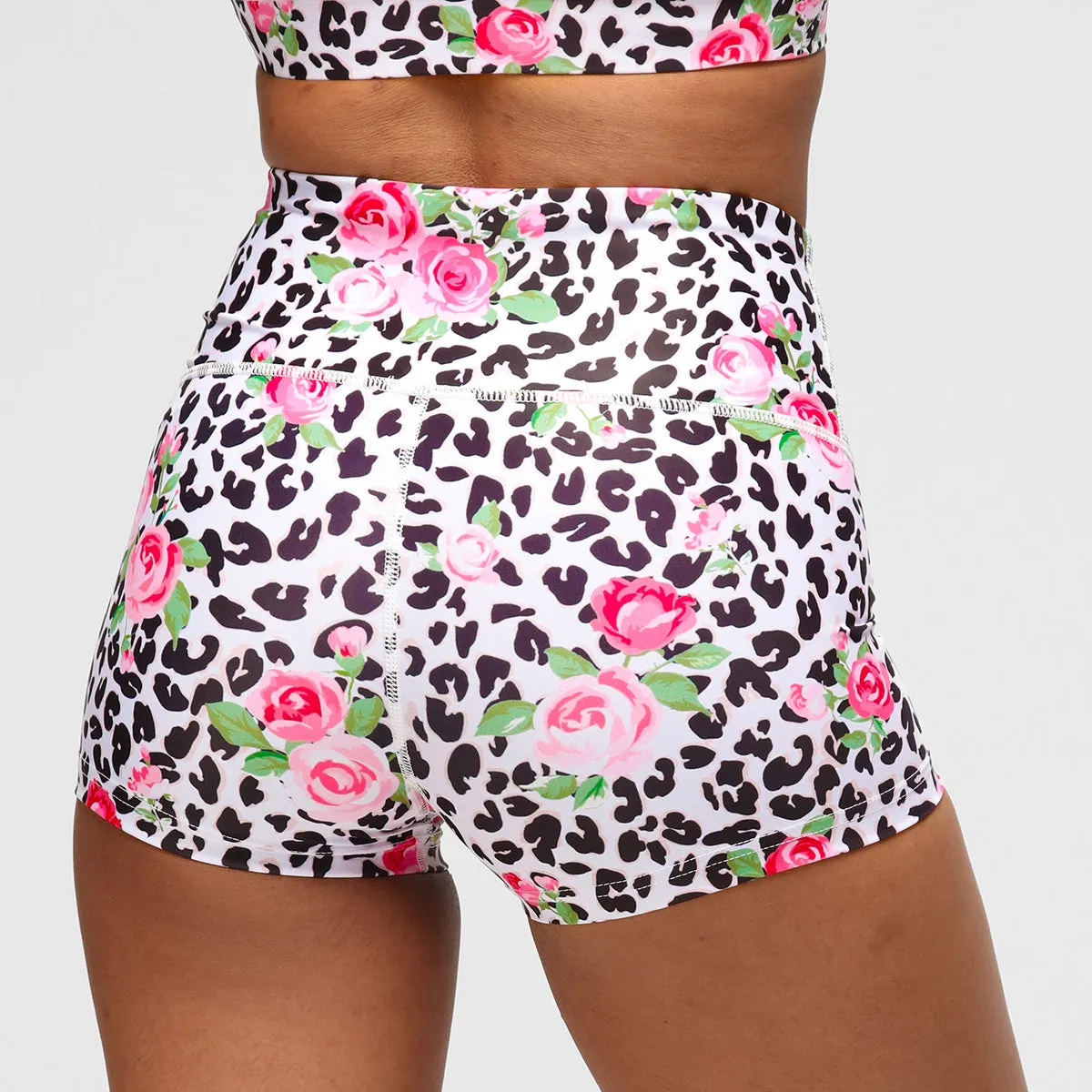 Jungle Rose TikiBooty Shorts