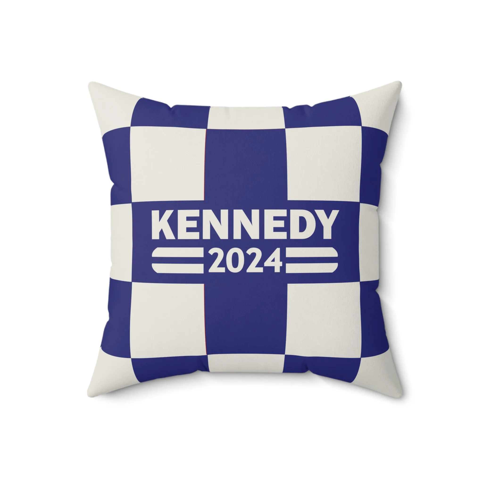 Kennedy Classic Checker Navy Square Pillow