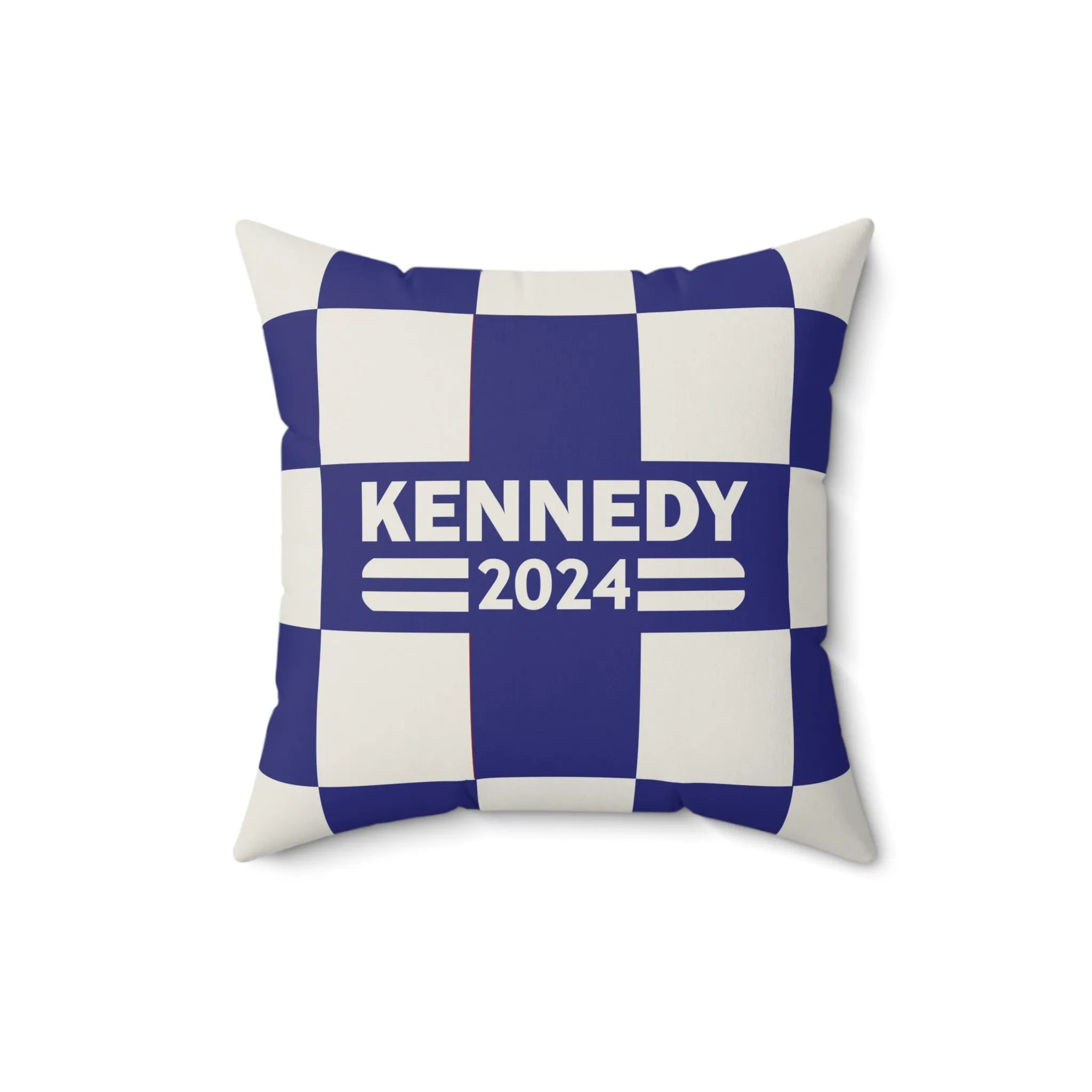 Kennedy Classic Checker Navy Square Pillow