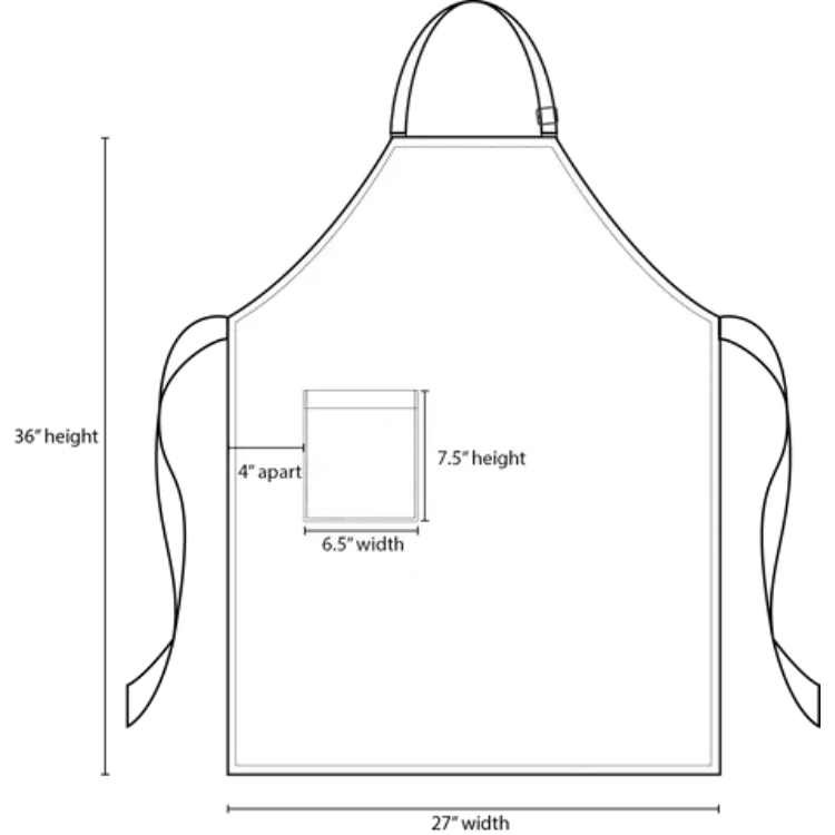 Khaki Bib Apron