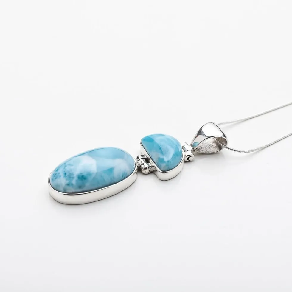 Larimar Stone Pendant Abril