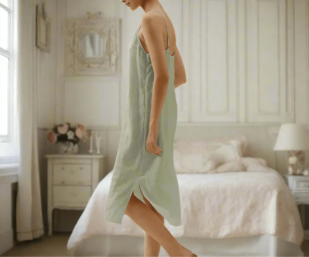 Linen Lindy, Elegant Nightdress