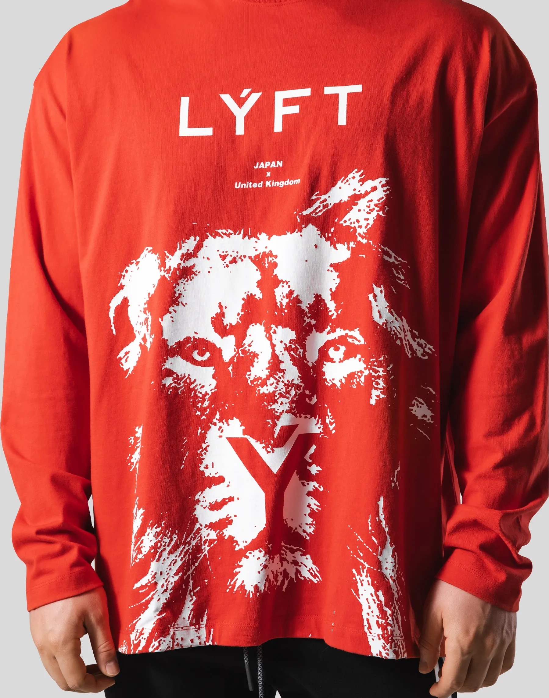 Lion Long Sleeve T-Shirt - Orange