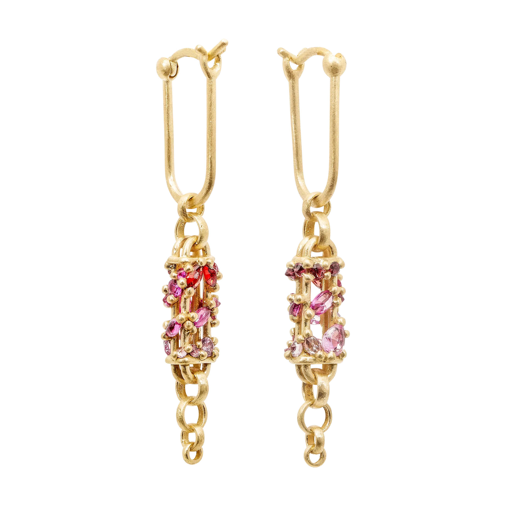 Long Plum Blossom Fontaine Earrings - 9770