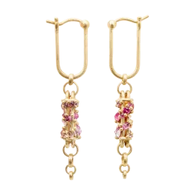 Long Plum Blossom Fontaine Earrings - 9770