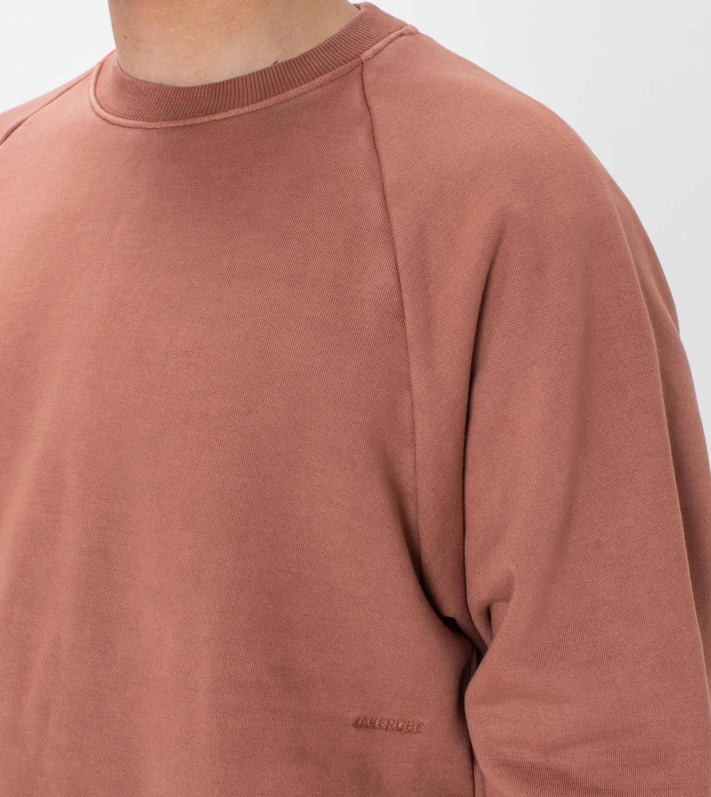 Lowgo Raglan Crew Sweat GD Terracotta