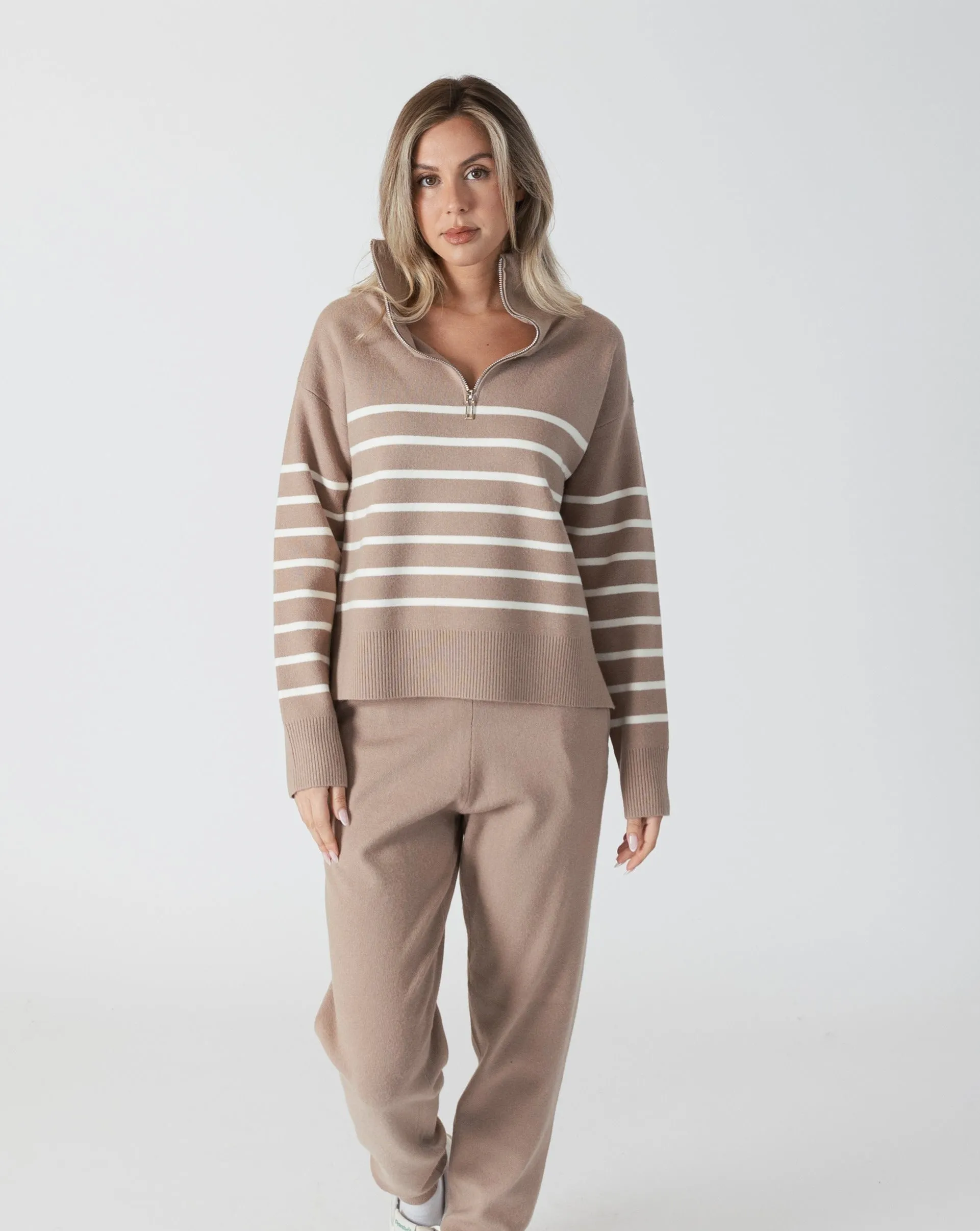 Lyla and Luxe Bobbi Stripped Sweater