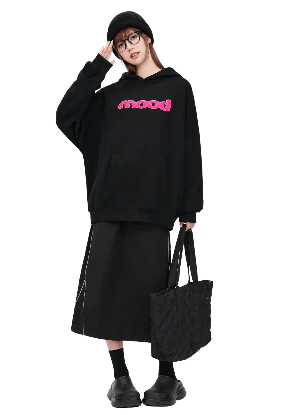 Mood Embroidered Hoodie