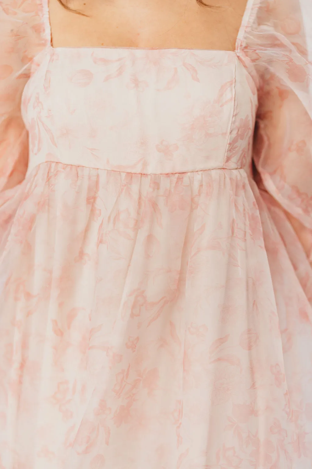 *New* Mona Maxi Dress with Smocking in Pink Floral - Bump Friendly & Inclusive Sizing (S-3XL)