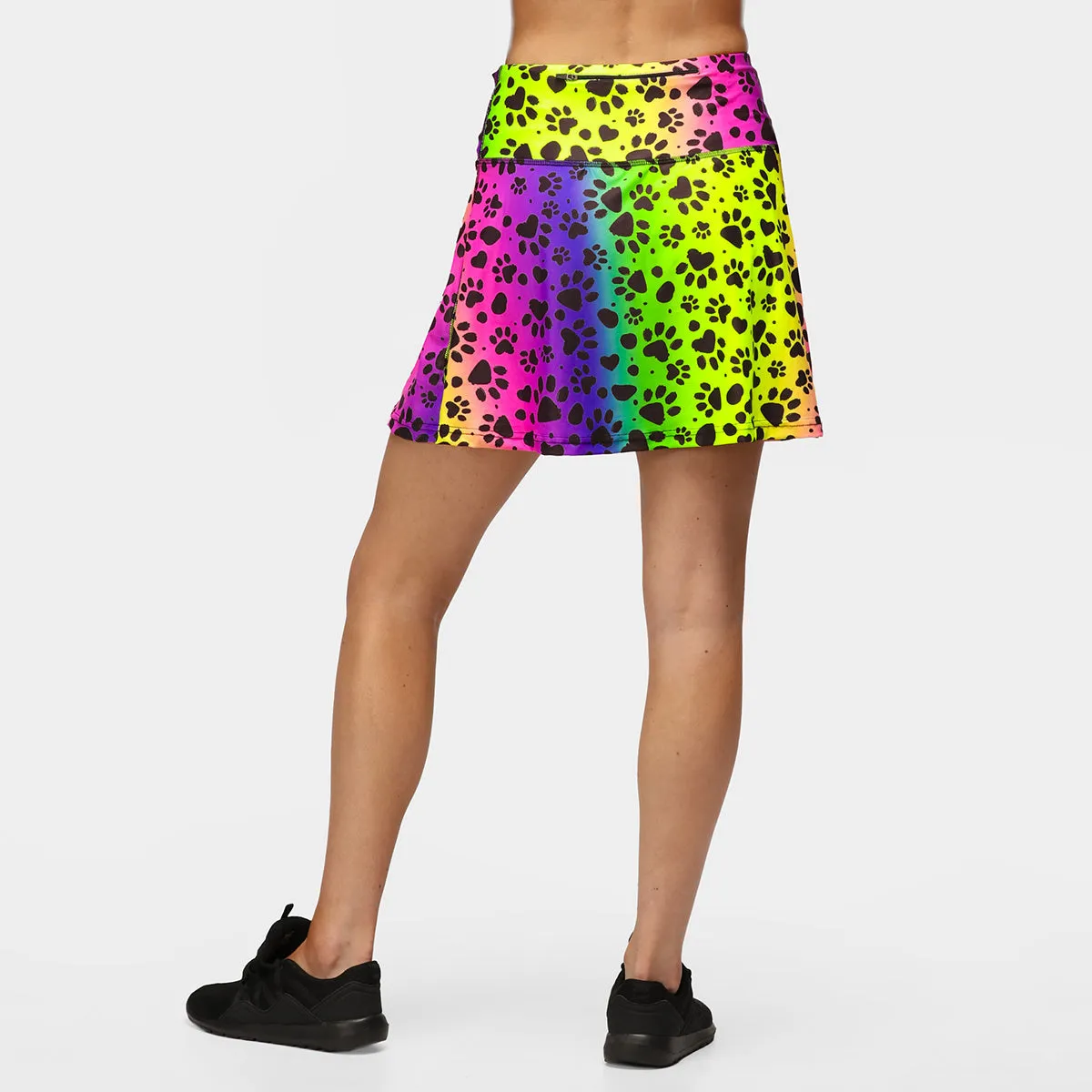 Pawfect Rainbow Skort