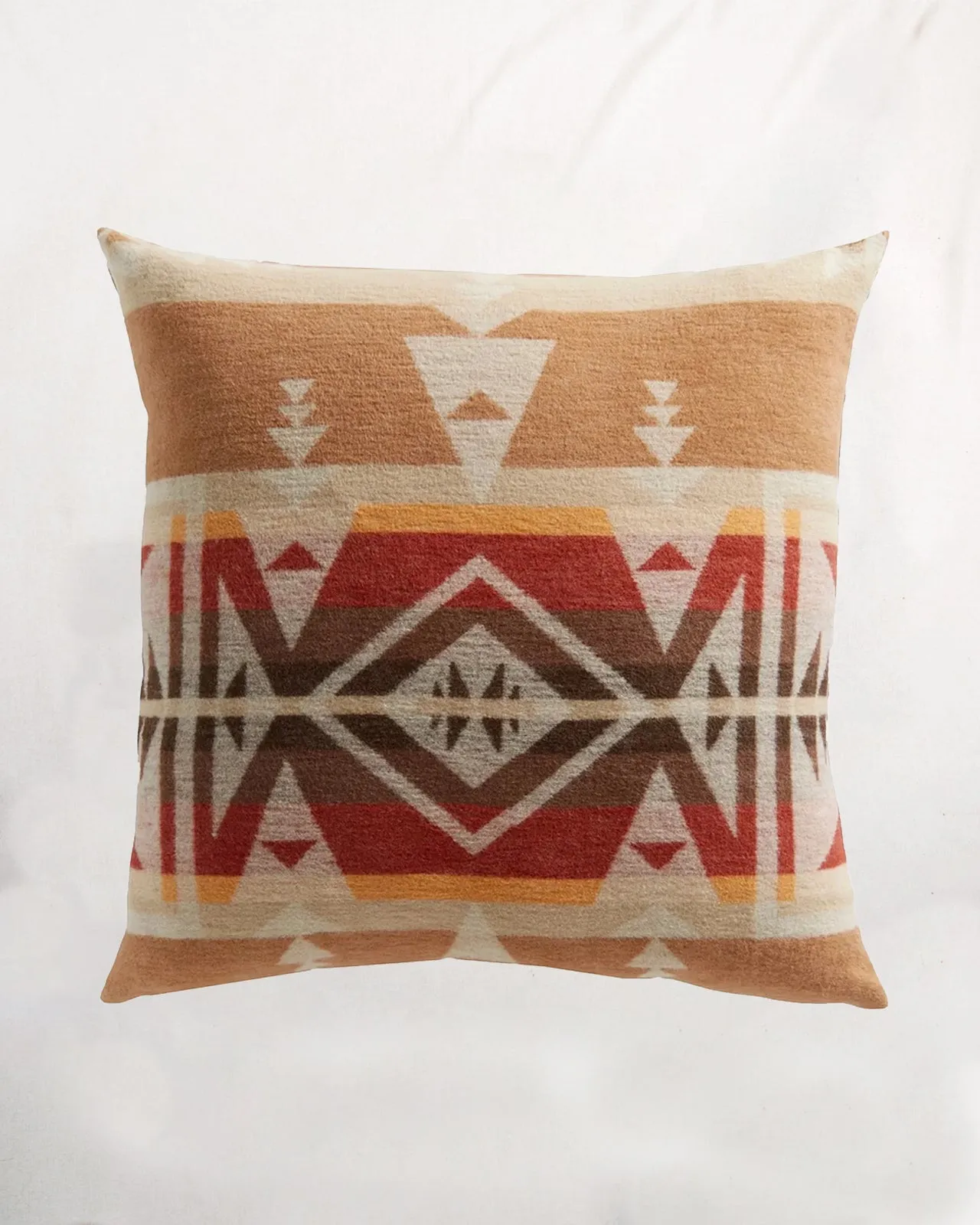 Pendleton Organic Cotton Pillow Cover Silver City Camel