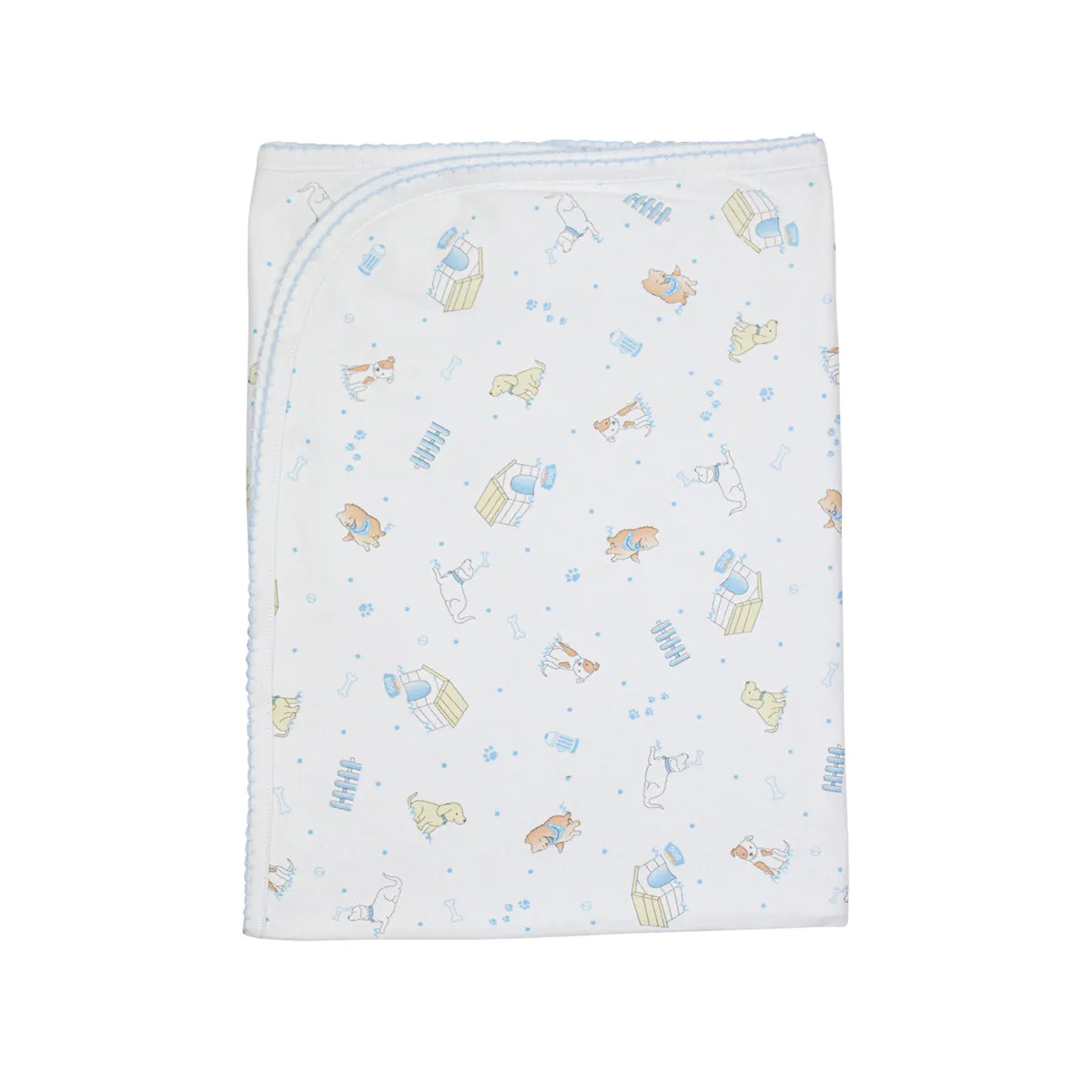 Puppies World printed Blanket | Baby Boy