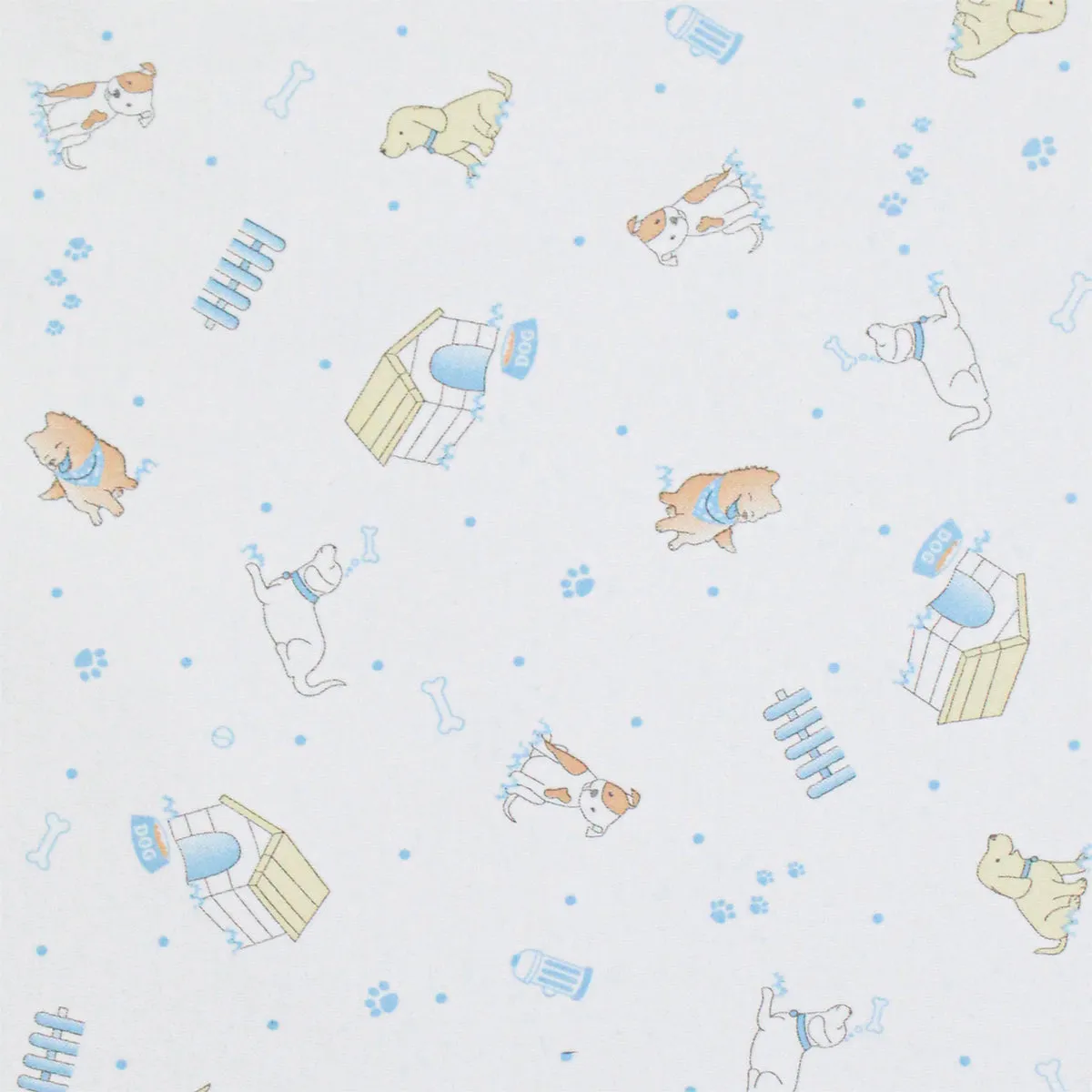 Puppies World printed Blanket | Baby Boy