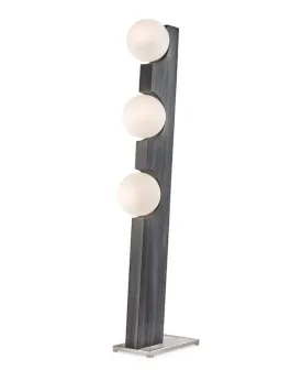 "Nova of California Incline 61"" Floor Lamp Charcoal Gray  "