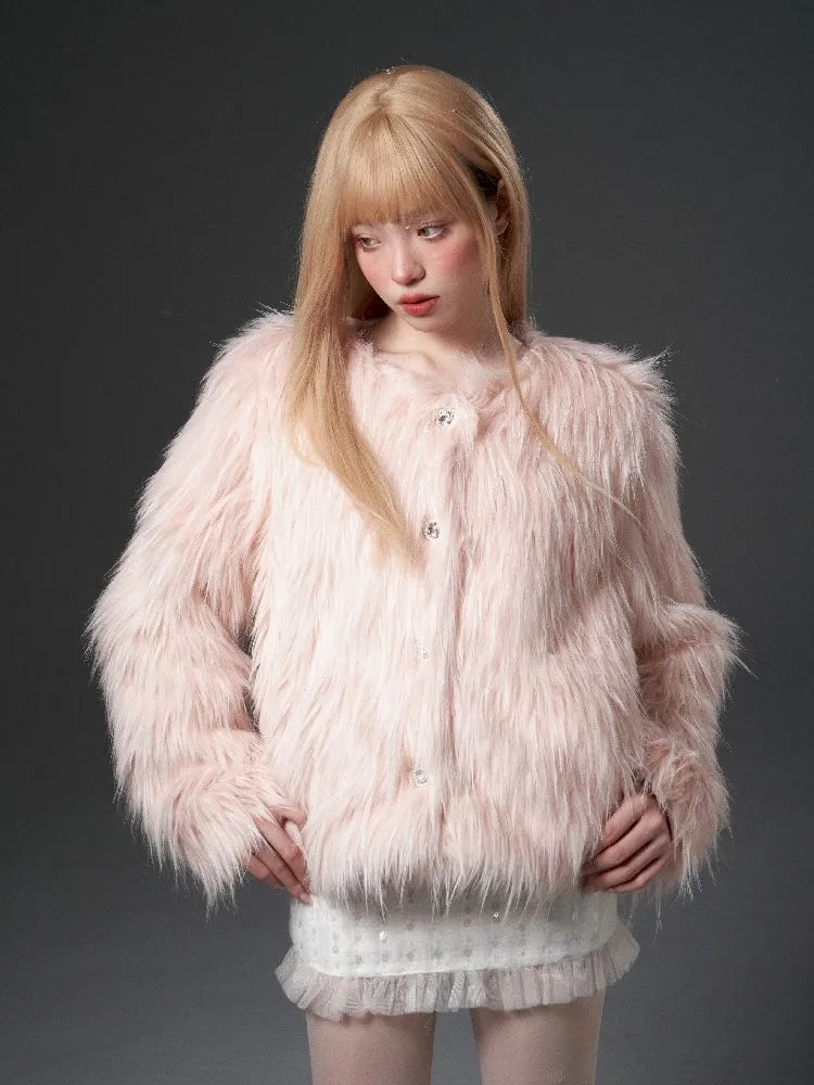 Removable Long Hair Winter Coat【s0000005328】