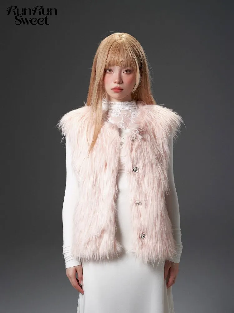 Removable Long Hair Winter Coat【s0000005328】