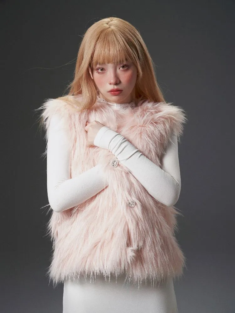 Removable Long Hair Winter Coat【s0000005328】