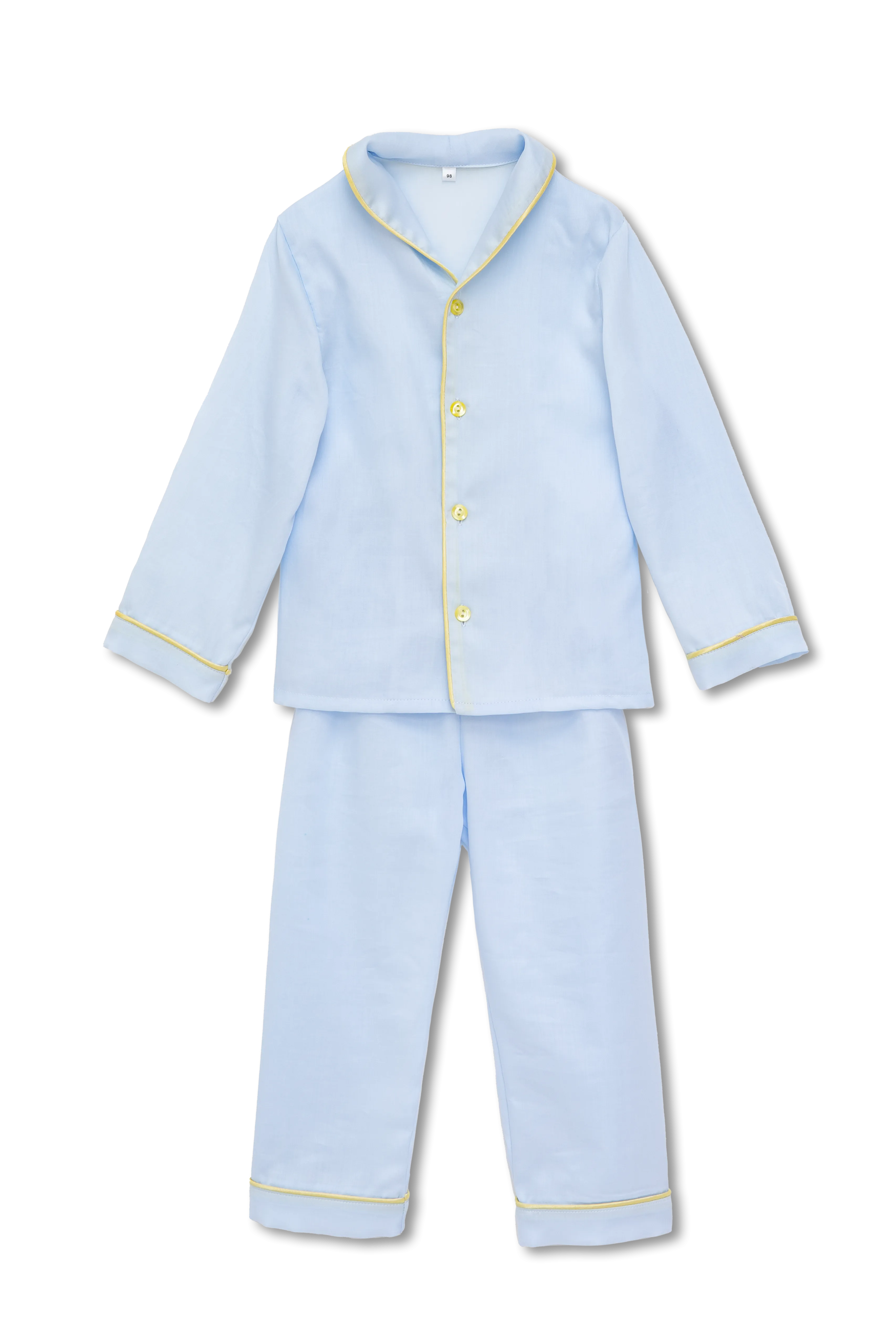 SAM - BOYS' COTTON PYJAMA SET LIGHT BLUE