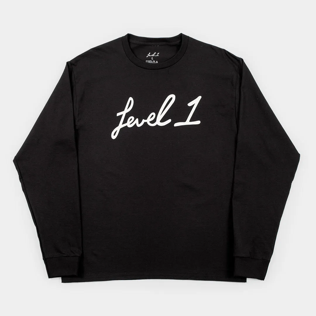 Script Long Sleeve T