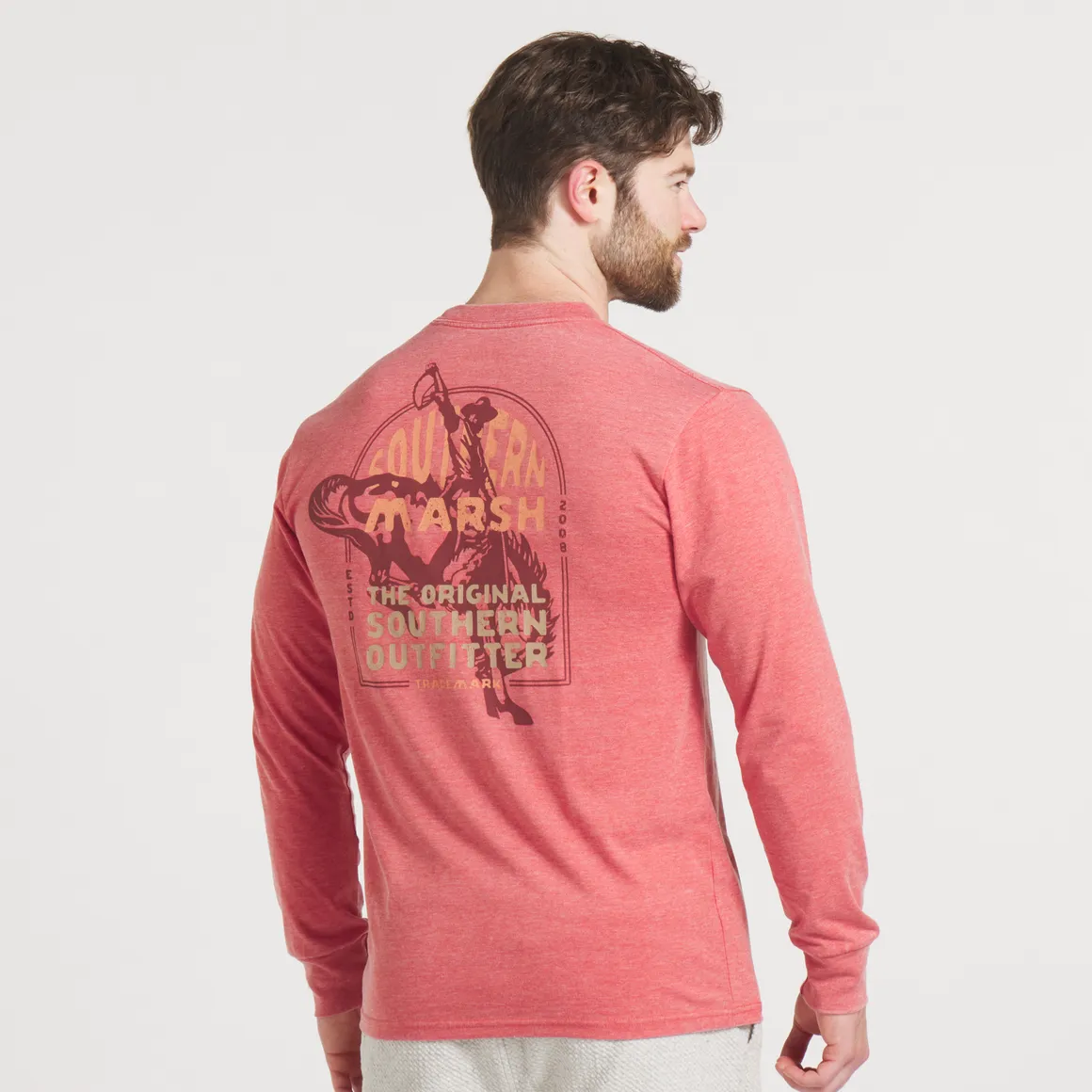 Southern Marsh Seawash™ Tee - Rodeo Rider - Long Sleeve