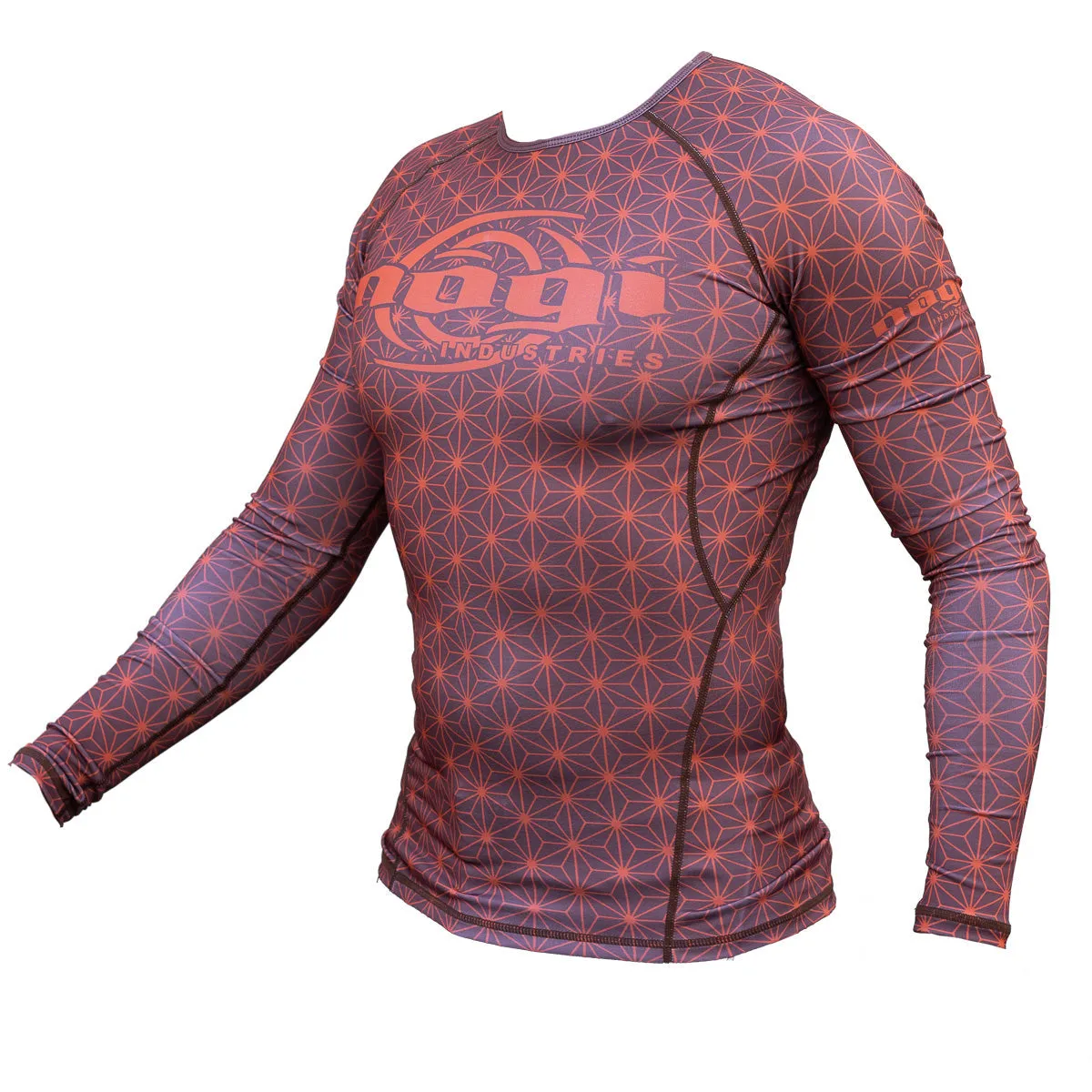 Spectral Long Sleeve Rank Rashguard - Brown (LS)