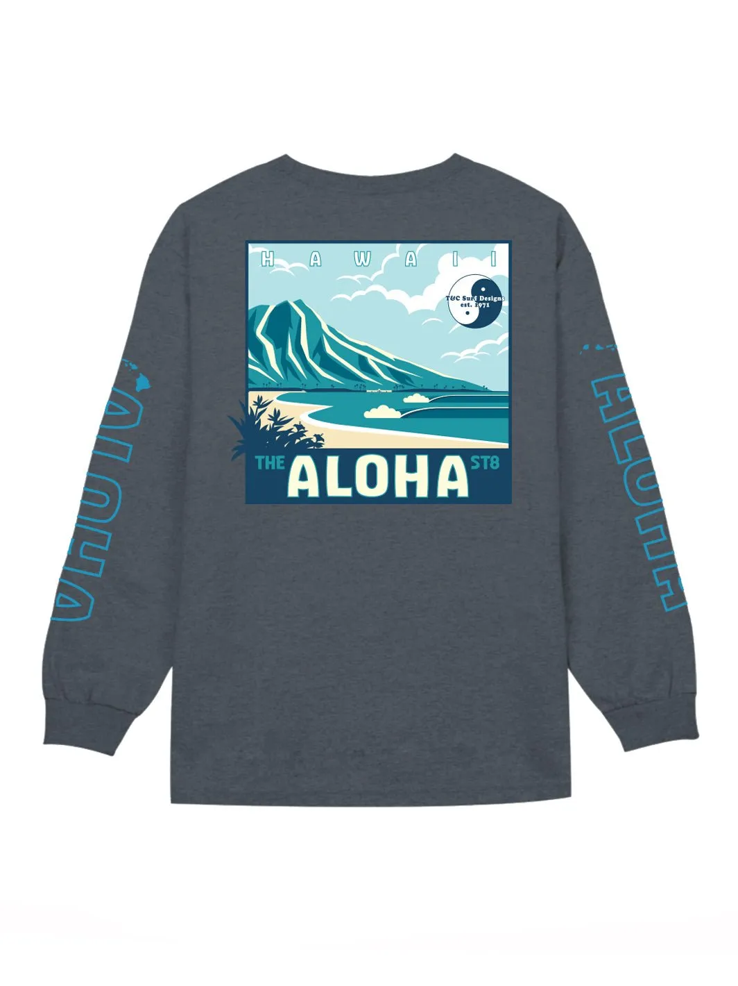 T&C Surf Graphic Diamond Head Aloha Long Sleeve