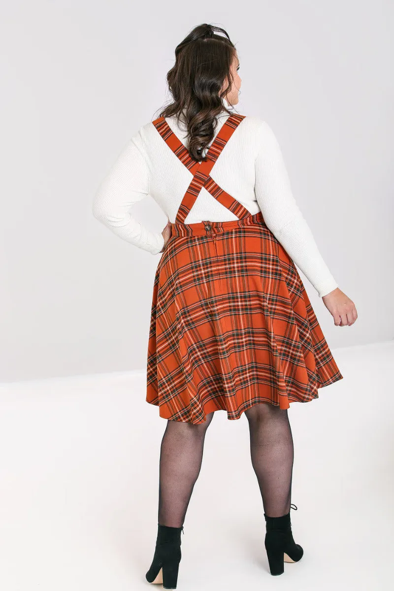 Tawny Pinafore Dress