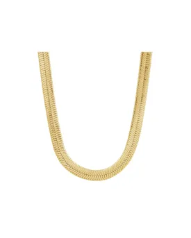 Thick Herringbone Necklace