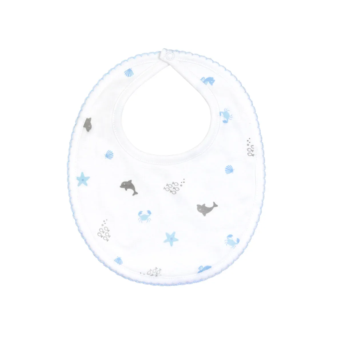 Under the Sea Printed Bib | Baby Boy