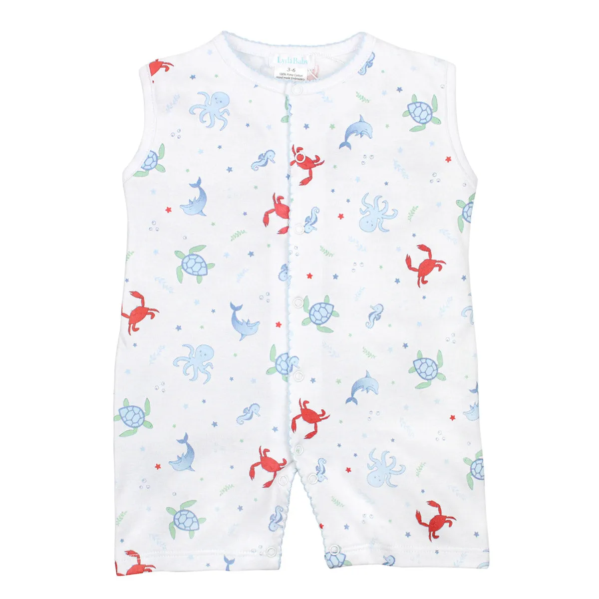 Under the Sea Printed Romper | Baby Boy