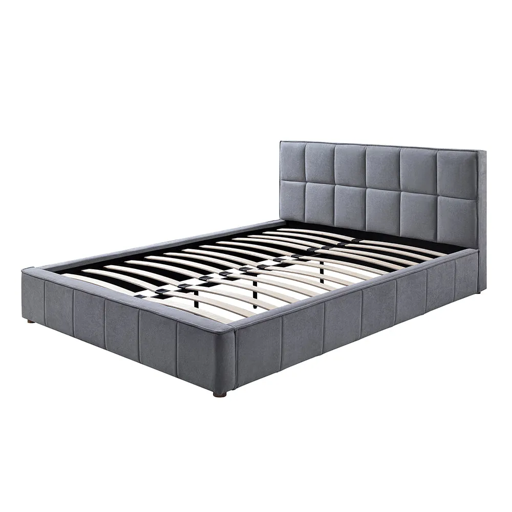 VENICE - Grey Fabric Bed