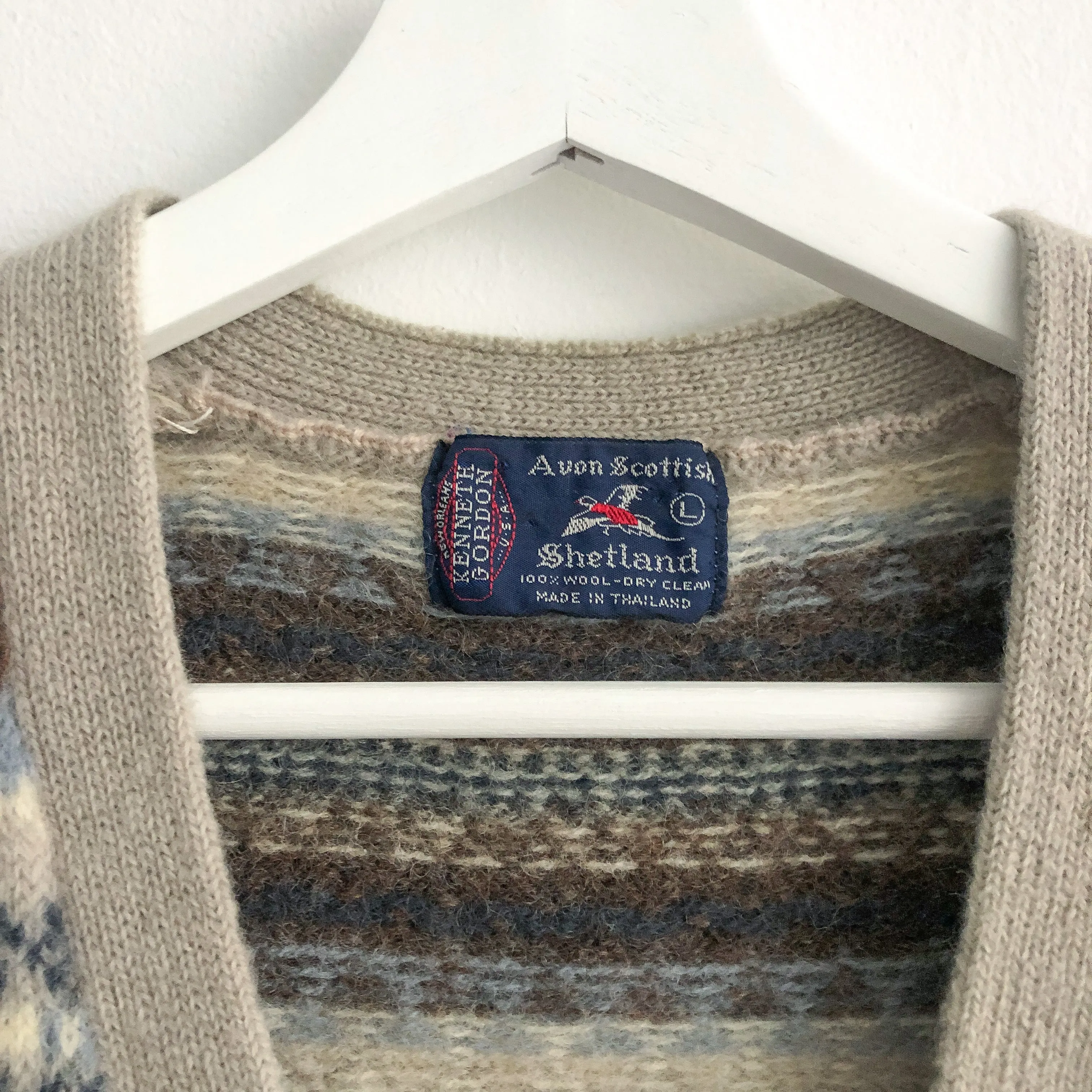 Vintage Winter Cozy Wool Vest