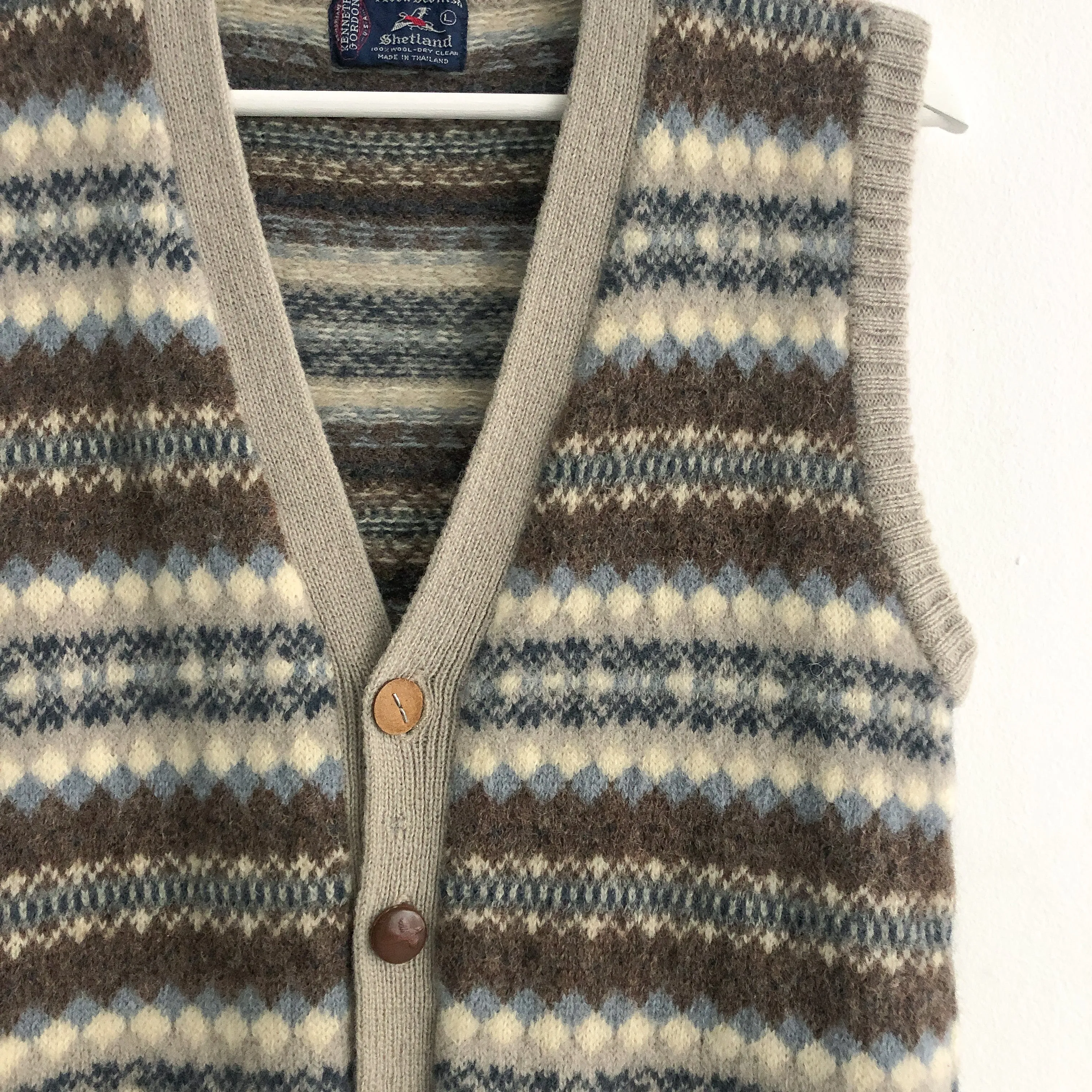 Vintage Winter Cozy Wool Vest