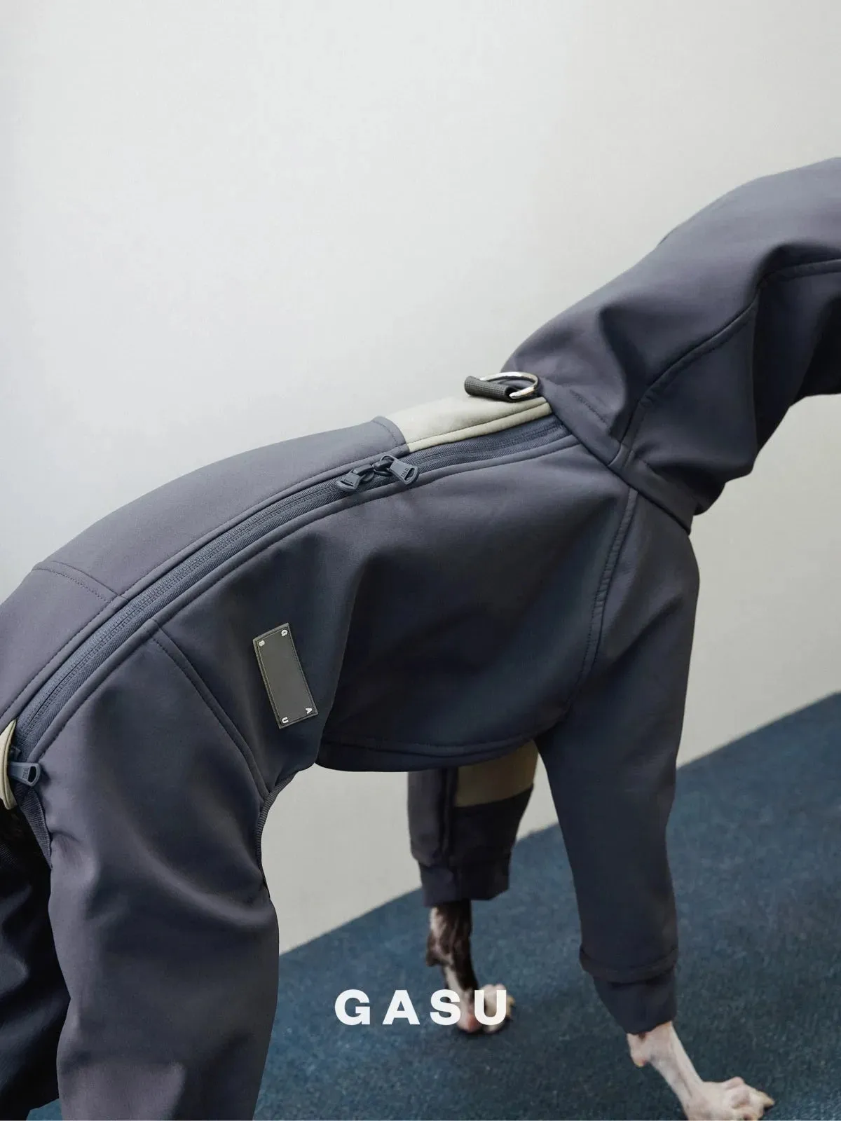 Waterproof Antifouling 4-Leg Fleece-lined Dog Jumpsuit