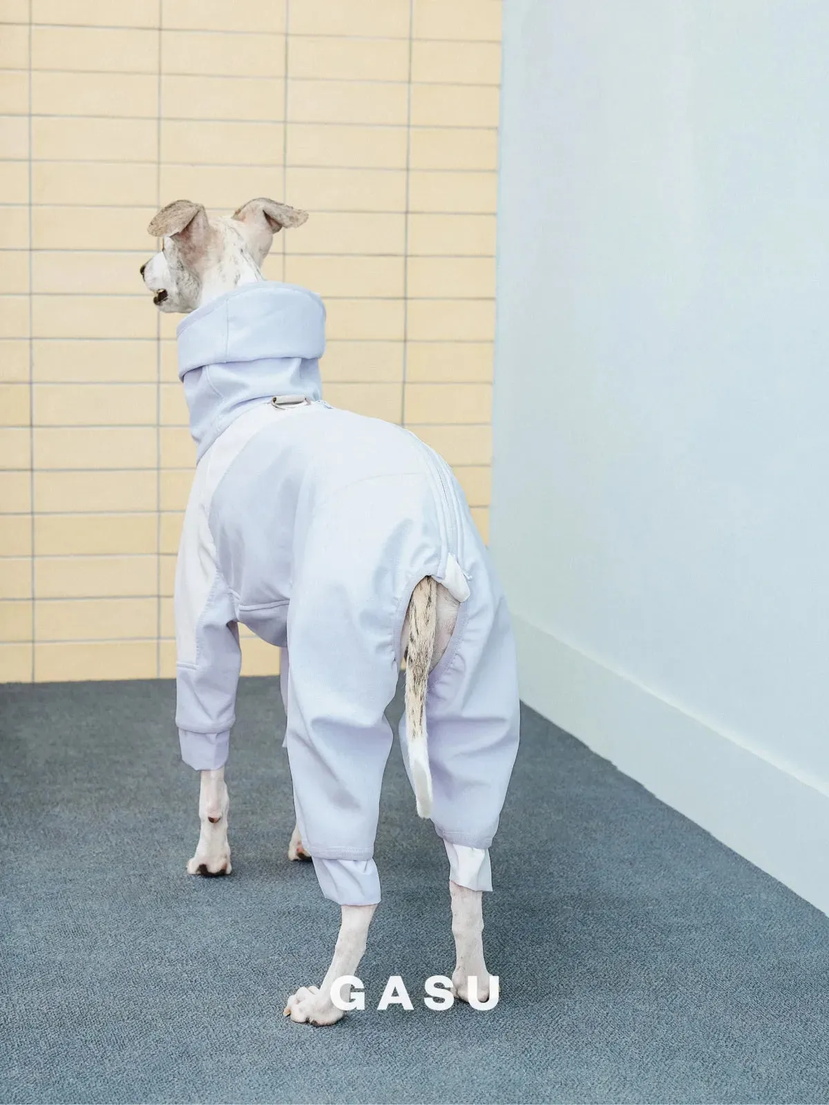 Waterproof Antifouling 4-Leg Fleece-lined Dog Jumpsuit