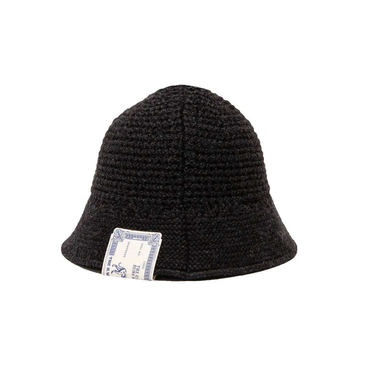 WOOL KNIT HAT 00817 - Black