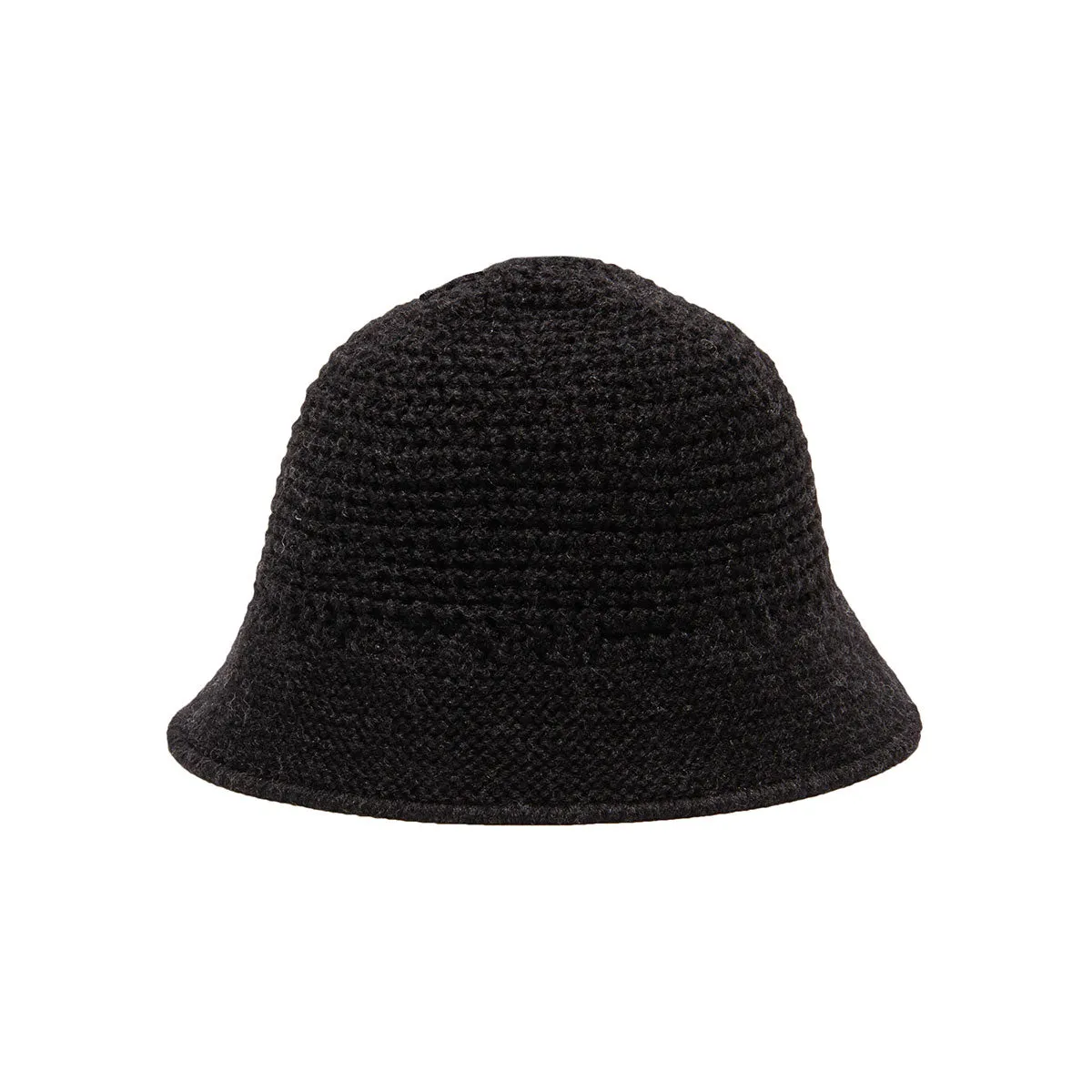 WOOL KNIT HAT 00817 - Black