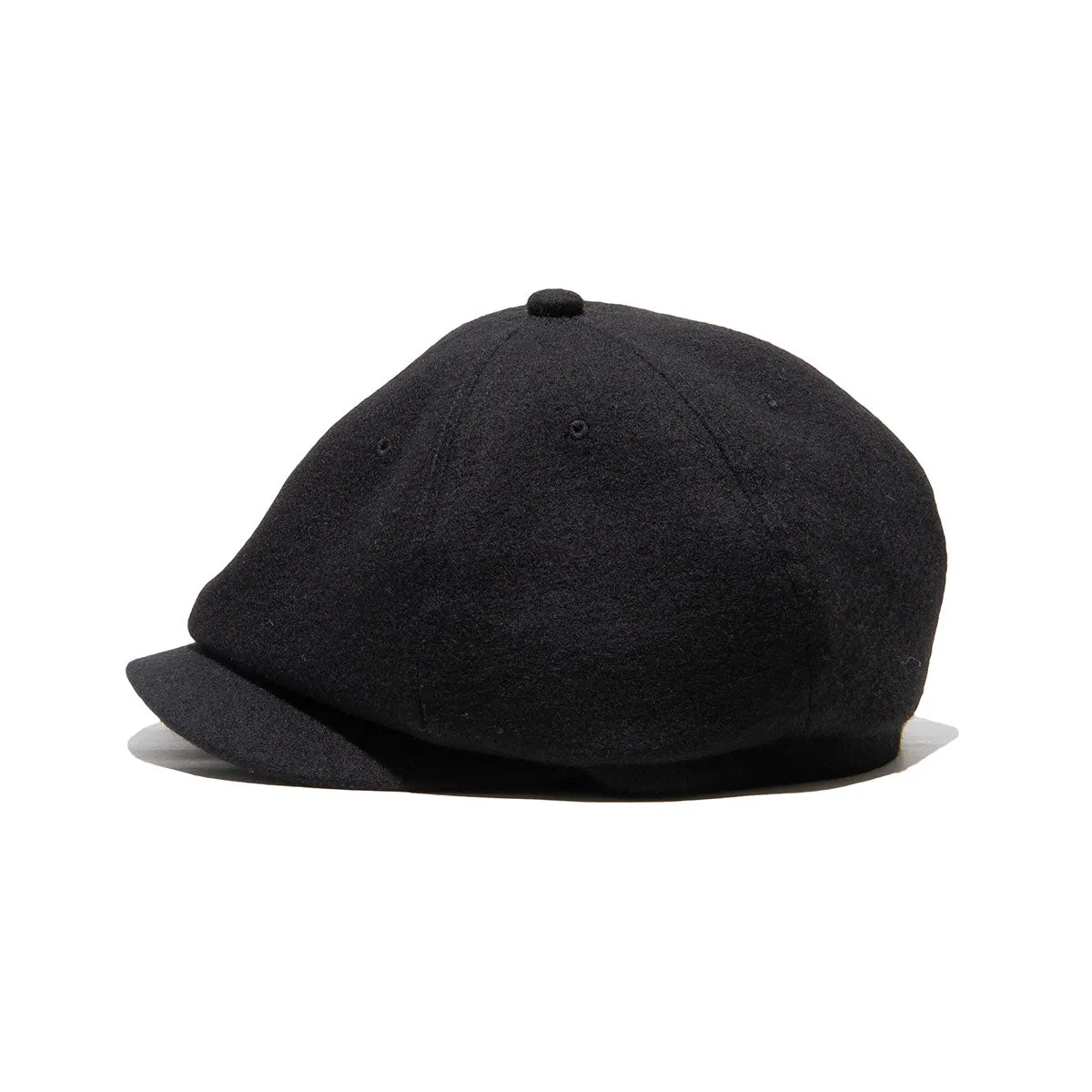 WOOL NEWS PAPER CAP - Black